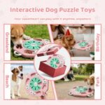 MateeyLife Dog Puzzle Toy, Puppy Enrichment Toys for IQ Training (L2, Pink) - Image 8