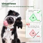 Dog Tracker GPS, Real Time Tracking & Virtual Fence 1-Year Service Included - Image 3