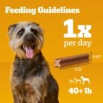 Pedigree Dentastix Large Breed Dental Dog Treats, Beef Flavor, 40 Count - Image 8