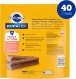Pedigree Dentastix Large Breed Dental Dog Treats, Beef Flavor, 40 Count - Image 9