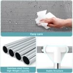 Elevated Dog Bed with Teslin Cooling Fabric - Lightweight Dog Cot, Small - Image 3