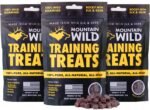 MOUNTAIN WILD Training Treats for Dogs - Wild Elk & Venison - 4oz, 3 Bags