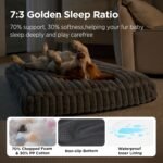 Bedsure ComfyFleece™ Fluffy Balanced Support Large Dog Bed for Crate,35x22 - Image 3