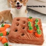 Carrot Dog Toy, Snuffle Mat for Dogs Toy Carrot, Interactive Carrots Dog Plush Puzzle Toys,Carrot Garden Dog,Dog Carrot Toys Pet Stress Relief with 12 Carrots - Image 8