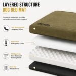 ONETIGRIS Foldable Waterproof Dog Bed for Large Size Dogs Indoor Outdoor - Image 3