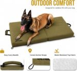 ONETIGRIS Foldable Waterproof Dog Bed for Large Size Dogs Indoor Outdoor - Image 5