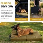 ONETIGRIS Foldable Waterproof Dog Bed for Large Size Dogs Indoor Outdoor - Image 6