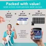 NUSENTIA Probiotics for Dogs -(360 Scoops)-Probiotic Miracle -Advanced, Species Specific Probiotics and Prebiotics to Stop Diarrhea, Loose Stool, and Yeast-Plus Immune Support - Image 4