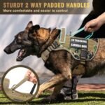 WINSEE 2X Metal Buckle Service Working MOLLE Dog Vest with 10 Pet Patches - Image 4