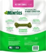 Minties Mint Dental Chews for Dogs, Small Breeds 5-25 lbs, 34 Count - Image 7