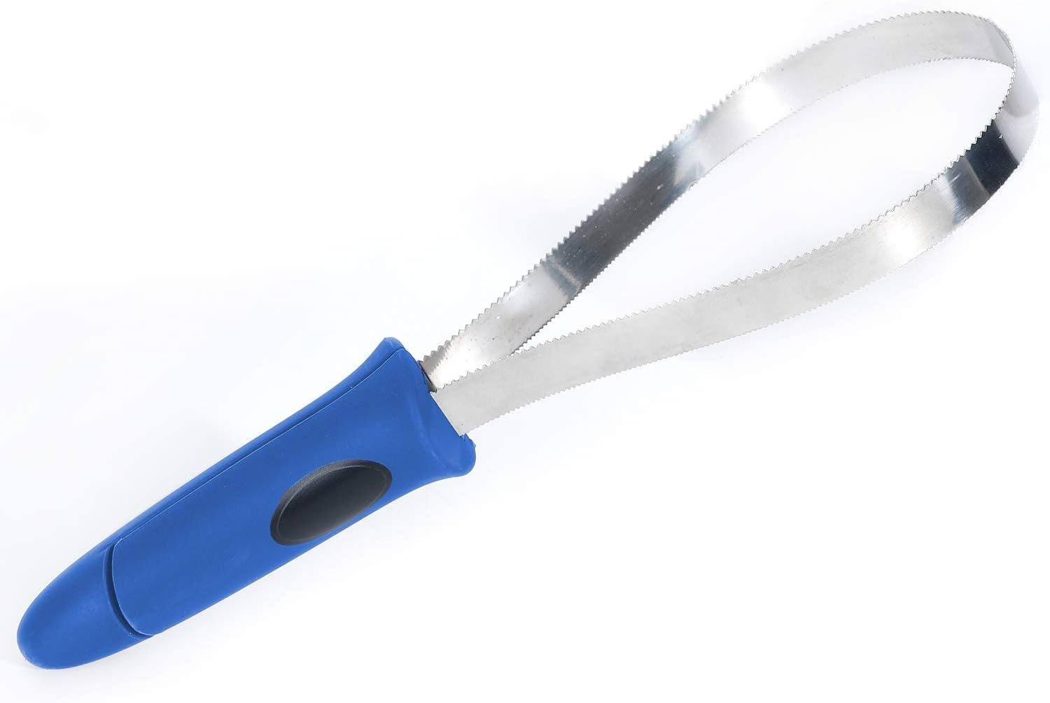 BOTH WINNERS Dual-Sided Shedding Blade with Stainless Steel Blade De-Shedding Tool for All Dog Coat Types- Soft Touch Grip (BLUE) BOTH WINNERS Dual-Sided Shedding Blade with Stainless Steel Blade De-Shedding Tool for All Dog Coat Types- Soft Touch Grip (BLUE)