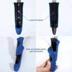 BOTH WINNERS Dual-Sided Shedding Blade with Stainless Steel Blade De-Shedding Tool for All Dog Coat Types- Soft Touch Grip (BLUE) - Image 5