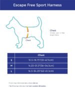 Gooby Escape Free Sport Dog Harness, Choke-Free, Turquoise, Medium - Image 2