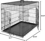 Pet Republic Dog Crates for Large Dogs Folding Metal Wire Dog Gage Double Door 30/36/42Inches Dog Kennel Indoor Outdoor Pet Grates - Image 9