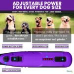 Diamondg Cordless Dog Nail Grinder - Quiet Sound with LED Light, Purple - Image 5