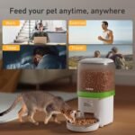 Automatic Cat Feeder - 4L Timed Auto Pet Feeder for Cat and Dog with Dry Food Dispenser, 180-day Battery Life, 1-6 Meals Per Day, 1-16 Portion, Desiccant Bag Keeps Food Fresh - Image 9