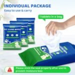 VOISEN 48 Pcs Pet Glove Wipes for Dogs, Pet Cleaning Gloves - Image 4