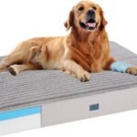 Veehoo Orthopedic Memory Foam Dog Bed for Senior Dogs, 7″ Thick XL Dog Bed