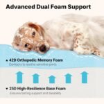 Veehoo Orthopedic Memory Foam Dog Bed for Senior Dogs, 7" Thick XL Dog Bed - Image 3