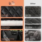 Dog Car Seat Cover for Back Seat, Dog Hammock for Car, SUV, Truck & Tesla - Image 4