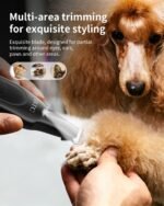 iBTC Professional Dog Grooming Clippers Kit, Low Noise Cordless Rechargeable Pet Hair Trimmer with Paw Trimmer & Nail Grinder, Heavy Duty Grooming Tools for Thick Fur Small Medium Large Dogs Cats - Image 4