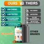 Carmelie Flea and Tick Prevention for Dogs Chewables, 200 Soft Chews - Image 7