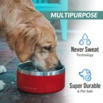 Coldest Dog Bowl, Insulated Stainless Steel Bowl (Stealth Black, 21 oz) - Image 7