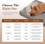 Large Orthopedic Dog Crate Bed with Waterproof Lining - Image 5