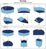 Jasonwell Foldable Dog Pet Bath Pool Collapsible Dog Pet Pool Bathing Tub Kiddie Pool Doggie Wading Pool for Puppy Small Medium Large Dogs Cats and Kids 48" Blue - Image 8