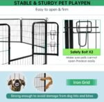 BestPet | Dog Playpen | 40", 16 Panels | Heavy Duty Metal Pet Exercise Pen - Image 4