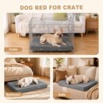 Waterproof Medium Dog Bed Outdoor Washable Orthopedic Foam Crate Pad 30" - Image 4