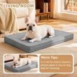 Waterproof Medium Dog Bed Outdoor Washable Orthopedic Foam Crate Pad 30" - Image 5