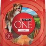 Purina ONE Plus Skin & Coat, Sensitive Stomach Dry Dog Food, 8 lb Bag