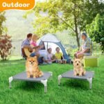 Elevated Dog Bed for Small Dogs, Dog Cooling mat Cot, Raised Dog Bed - Image 5
