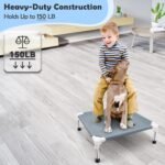 Elevated Dog Bed for Small Dogs, Dog Cooling mat Cot, Raised Dog Bed - Image 6