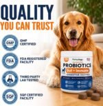 Probiotics for Dogs - 170 Dog Probiotics Chews - Digestive Enzymes Support - Image 5