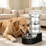 RIZZARI 8L Filtered Dog Water Dispenser: Stainless Steel Bowl for Pets - Image 4