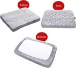 Waterproof Dog Bed Covers Replacement Lovely Grey Star Print, 27x36 Inches - Image 4
