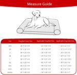 Waterproof Dog Bed Covers Replacement Lovely Grey Star Print, 27x36 Inches - Image 5