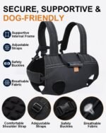 Large Dog Backpack for Hiking: Easy Carry 50-60 lbs Dogs for Entire Journey - Image 4