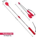 LogFaadCoi Collapsible Portable Dog Training Stick,Silicone Durable Dog Training Whip with Anti-Slip Handle,Outdoor and Indoor Training Dog Tools,Puppy Training Whip Exercise Accessory - Image 4
