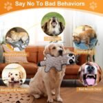 5 Pack No Stuffing Squeaky Dog Toys for Large Dogs - Interactive Durable Plush Chew Toy with Crinkle Paper, Safe Pet Toy for Small to Large Breed, Ideal for Puppy Gifts & Tug of War Toys - Image 3