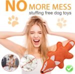 5 Pack No Stuffing Squeaky Dog Toys for Large Dogs - Interactive Durable Plush Chew Toy with Crinkle Paper, Safe Pet Toy for Small to Large Breed, Ideal for Puppy Gifts & Tug of War Toys - Image 5