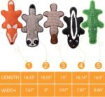 5 Pack No Stuffing Squeaky Dog Toys for Large Dogs - Interactive Durable Plush Chew Toy with Crinkle Paper, Safe Pet Toy for Small to Large Breed, Ideal for Puppy Gifts & Tug of War Toys - Image 7