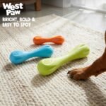WEST PAW Zogoflex Hurley Dog Bone Chew Toy – Floatable Pet Toys for Aggressive Chewers, Catch, Fetch – Bright-Colored Bones for Dogs – Recyclable, Dishwasher-Safe, Non-Toxic, Large, Aqua - Image 5