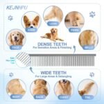 Professional Dog Grooming Kit 6.8 Inches, Curved Dog Grooming Scissors with Safety Round Tips, Dog Scissors for Grooming for Face, Paws & Ears at Home - Right & Left Handed - Image 5