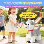 Marsjoy Husky Walking Barking Dog for Kids Interactive Musical Puppy Robot - Image 3