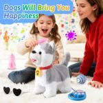 Marsjoy Husky Walking Barking Dog for Kids Interactive Musical Puppy Robot - Image 5