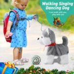 Marsjoy Husky Walking Barking Dog for Kids Interactive Musical Puppy Robot - Image 6