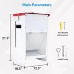 Automatic Dog Feeder - 25LBS Capacity Auto Gravity Dispenser - Image 2